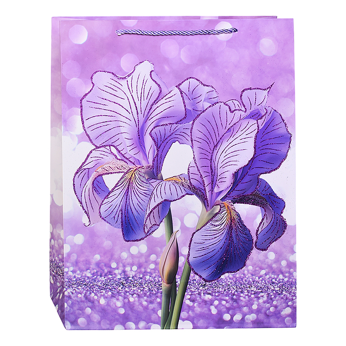 Пакет подарочный 00-7419 "Прекрасные цветы" 31*12*40см