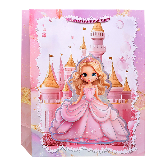 Пакет подарочный 00-7441 "Подарок для принцессы" 26*32*10см