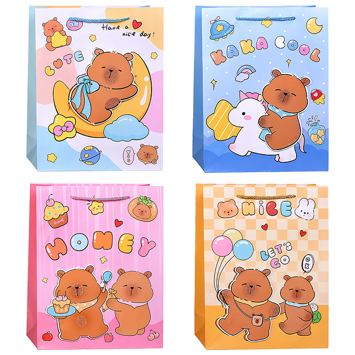 Пакет подарочный 00-7450 "Маленький праздник" 26*10*32см