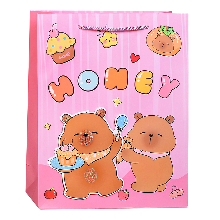 Пакет подарочный 00-7450 "Маленький праздник" 26*10*32см