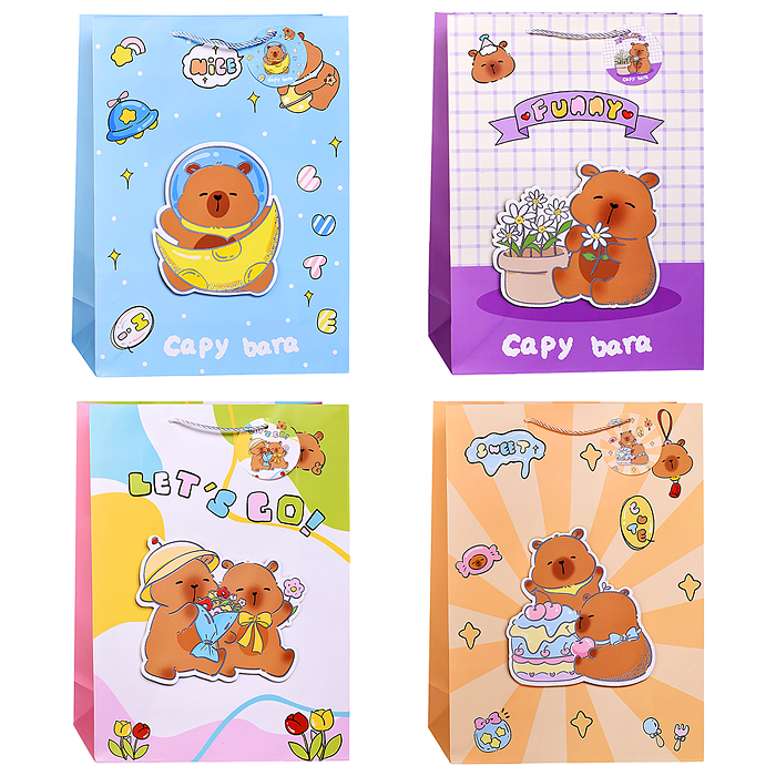 Пакет подарочный 00-7401 "Дари счастье" 30*41.5*12см