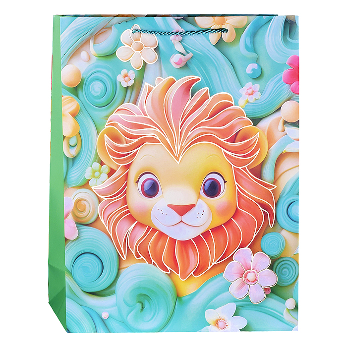 Пакет подарочный 00-7417 "Яркое поздравление" 31*12*40см