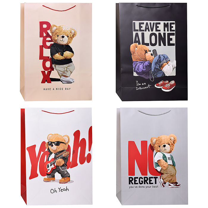 Пакет подарочный 00-7435 "Стиляга" 50*70*20см