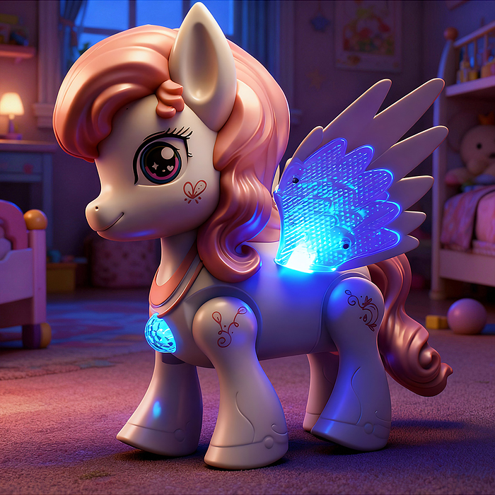 Лошадка HJ838 "Пегас" в коробке