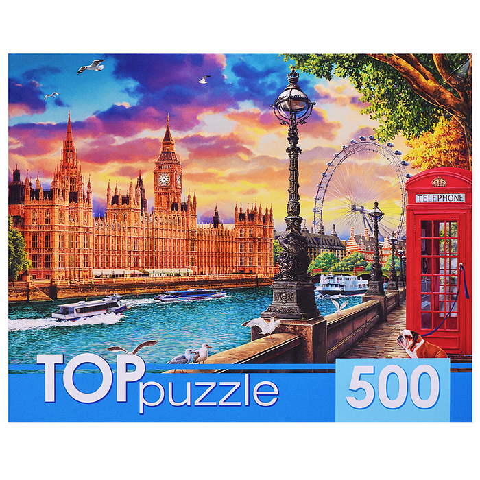 Пазлы 500 TOPpuzzle "Красивый Лондон"