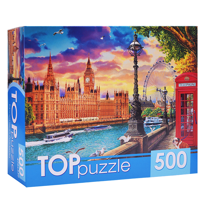 Пазлы 500 TOPpuzzle "Красивый Лондон"