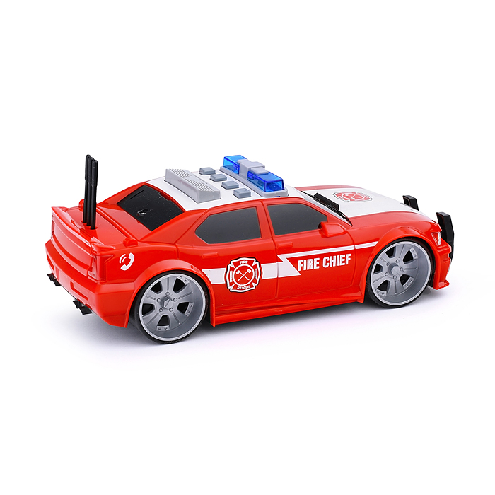Машина WY620C "Пожарная" 1:16 (свет, звук) на батарейках, в коробке
