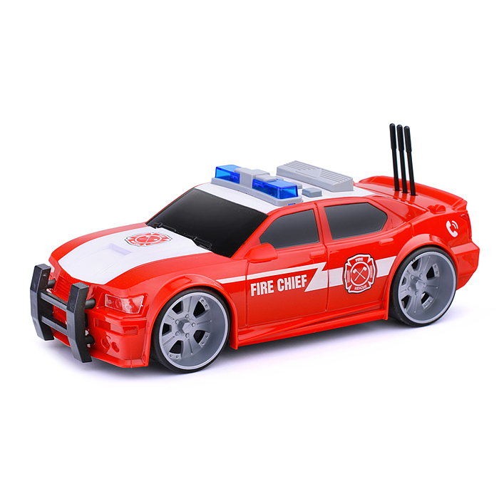 Машина WY620C "Пожарная" 1:16 (свет, звук) на батарейках, в коробке