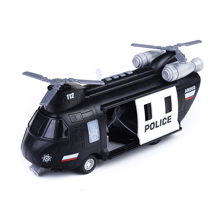 Вертолет WY640B "Полицейский" 1:16 (свет, звук) в коробке