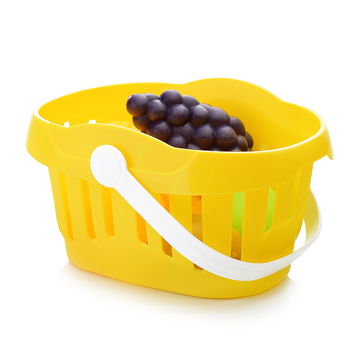 Игровой набор 668-117 "Касса" (набор продуктов, корзина, весы) в коробке