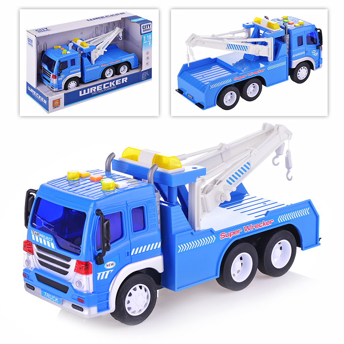Машина WY330B "Эвакуатор" 1:16 (свет, звук) на батарейках, в коробке Машина WY330B "Эвакуатор" 1:16 (свет, звук) на батарейках, в коробке