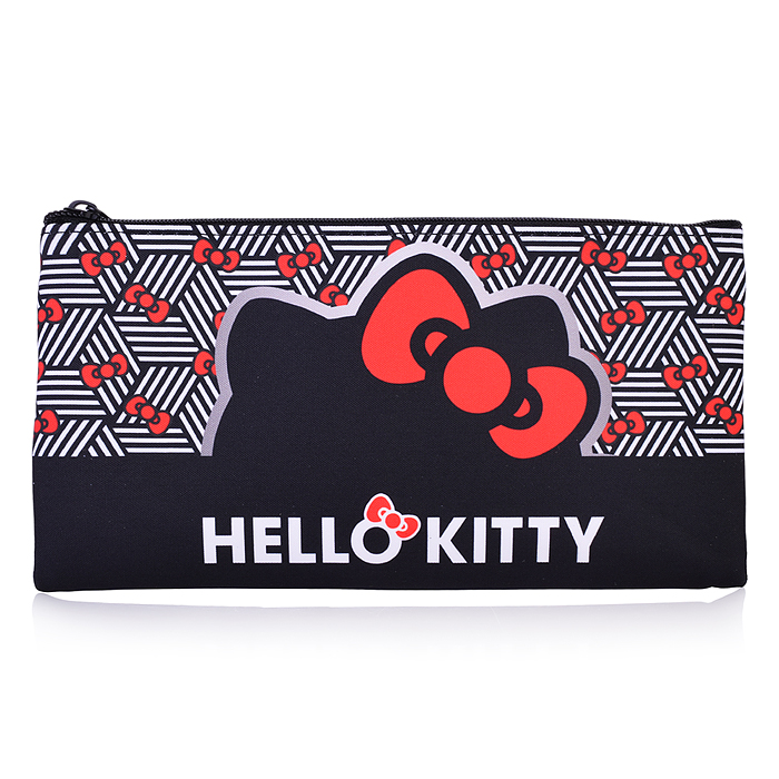 Пенал плоский "Hello Kitty" Размер: 20,5*10,8 см. Изготовлен из полиэстера, 210 ден. Имеется од