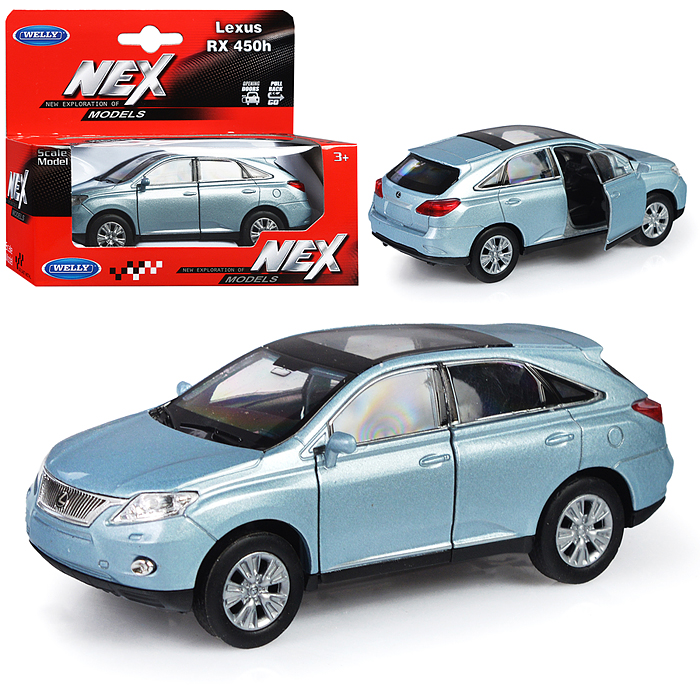 Машинка 1:38 Lexus RX 450h, пруж. мех., цвет в асс.