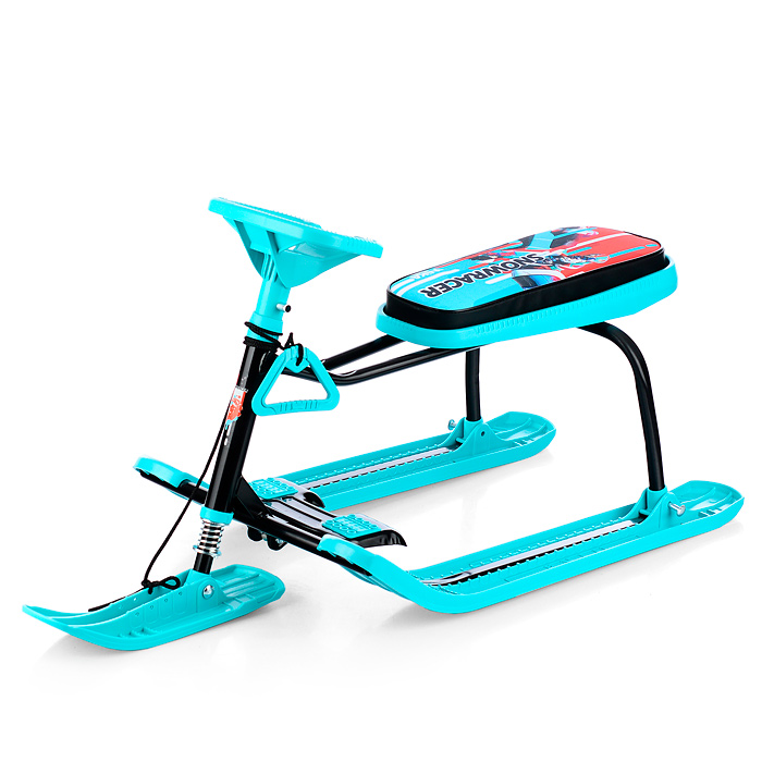 Игрушка. Снегокат "Тимка спорт 1+" (Nika kids sportbike черный каркас)