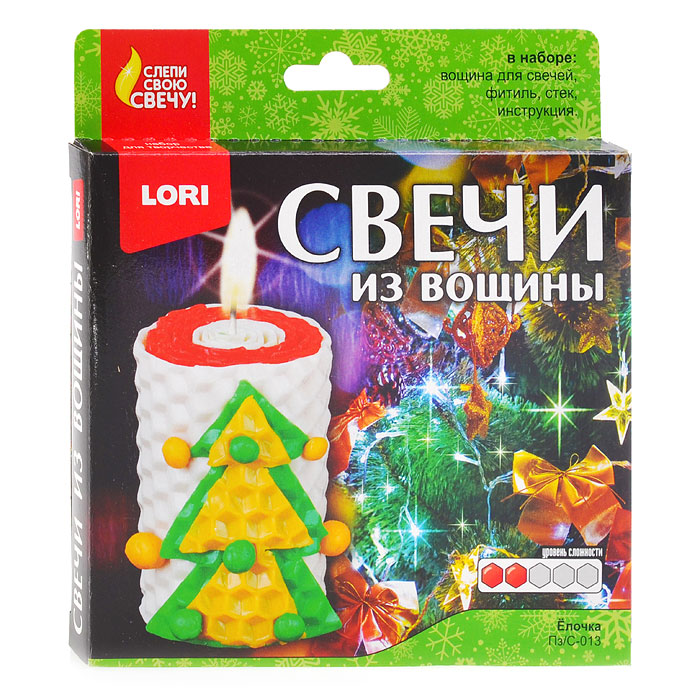 Свечи из вощины "Ёлочка" Свечи из вощины "Ёлочка"