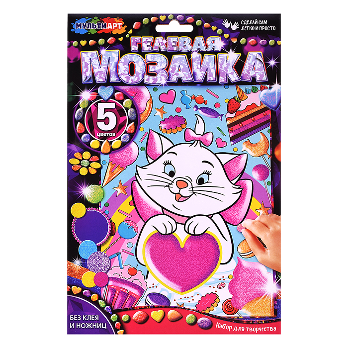 Гелевая мозаика 17x23см "Милая кошечка"