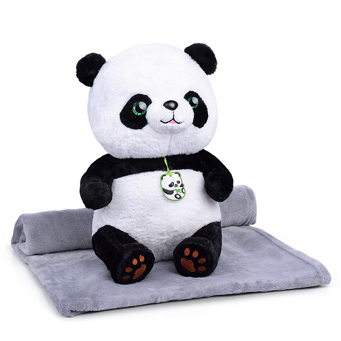 Мягкая игрушка М1215 "Пандочка" 45см, с пледом (1,0х1,63м) Мягкая игрушка М1215 "Пандочка" 45см, с пледом (1,0х1,63м)