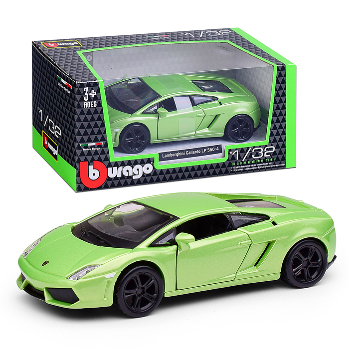 Машинка die-cast Lamborghini Gallardo LP560-4, 1:32, зелёная