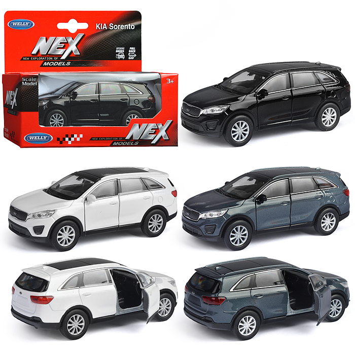 Модель машины 1:34-39 Kia Sorento