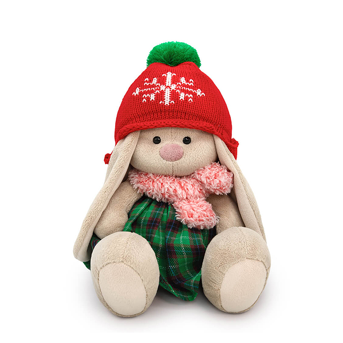 Зайка Ми в шапке со снежинкой (малый) Зайка Ми в шапке со снежинкой (малый)