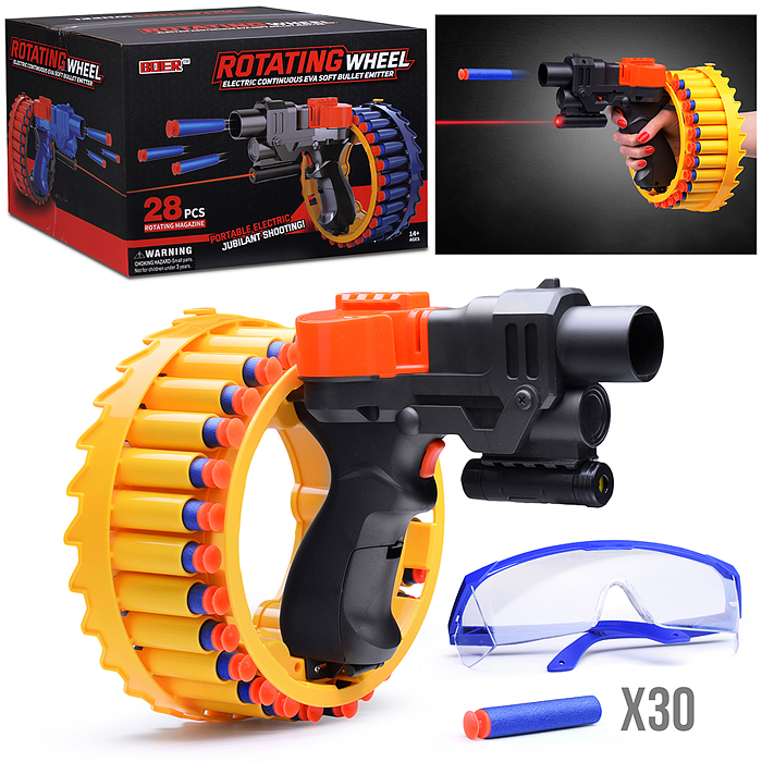 Бластер KB113-1 "Rotating wheel" в коробке Бластер KB113-1 "Rotating wheel" в коробке