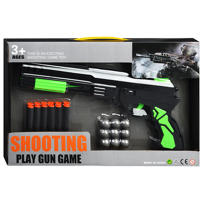 Пистолет 666-4 "Shooting-1" в коробке