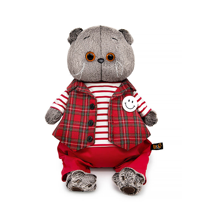 Кот Басик в красно-белом комплекте Кот Басик в красно-белом комплекте