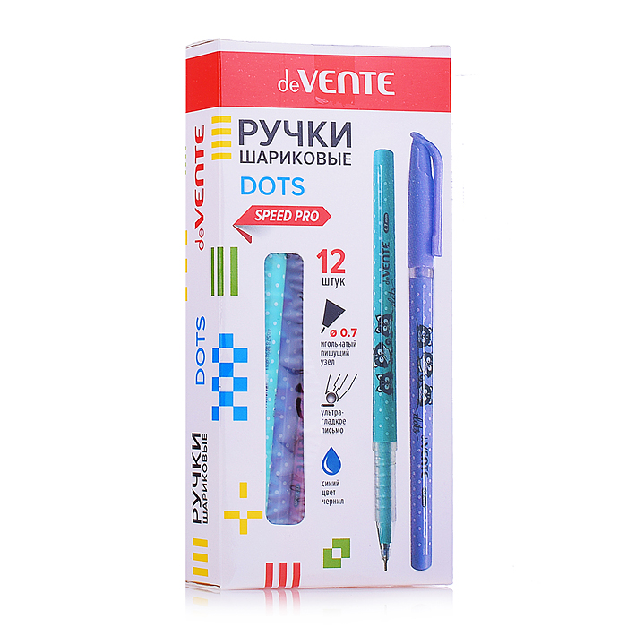 Ручка шариковая "Dots" серия Speed Pro, d=0,7 мм, ультра гладкое письмо, чернила на масляно