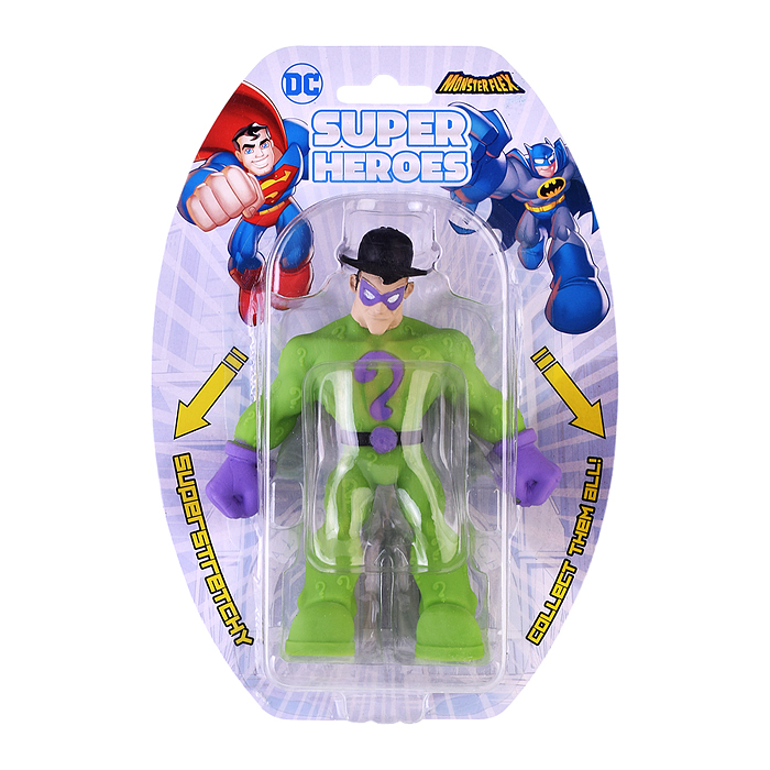 Тянущаяся фигурка 15см Monster Flex Super Heroes, The Riddler 