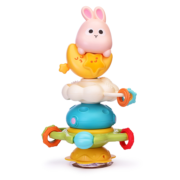 Игрушка развивающая LDJ235 "Зайчонок на месяце" в коробке