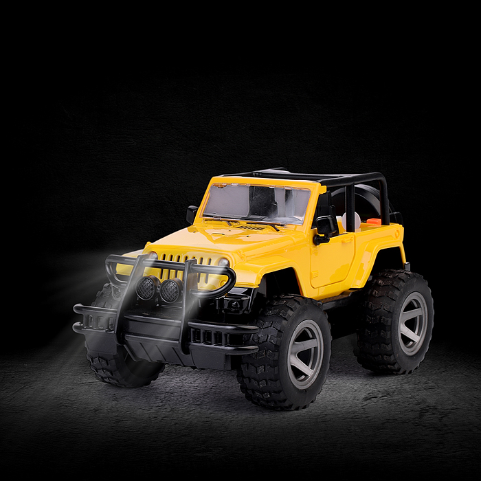 Машина WY390B "Внедорожник" 1:16 ( свет, звук) в коробке
