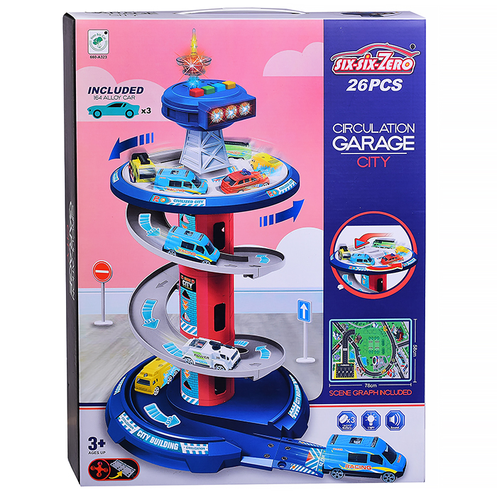 Парковка 660-A323 "Circulatipn garage city" в коробке