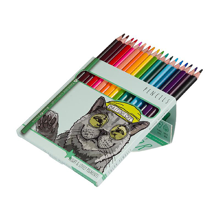 Карандаши цветные "Easycolor", 18 цв.