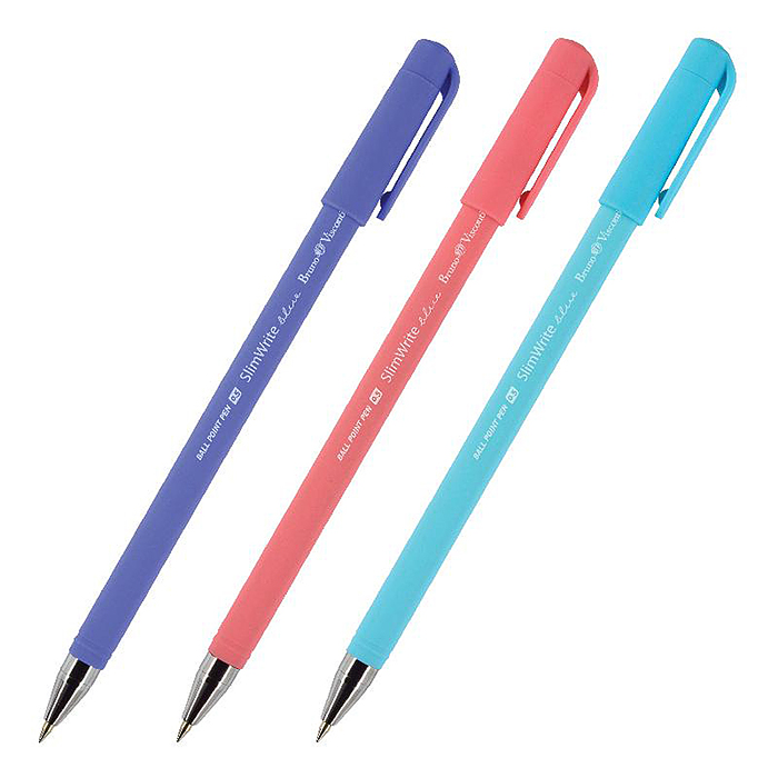 Ручка "SlimWrite.JOY" шариковая 0.5 мм, синяя  (3 цвета корпуса)