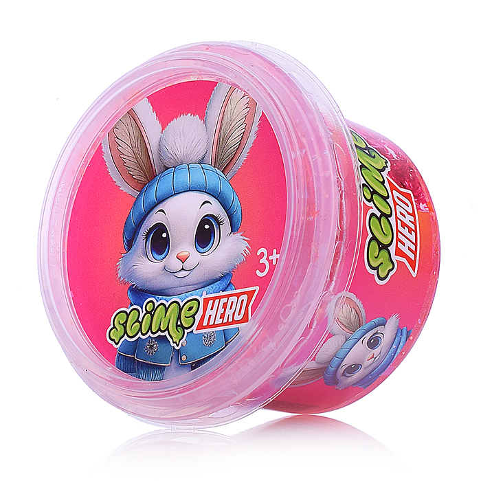 Слайм "Hero" Зайка розовый Слайм "Hero" Зайка розовый