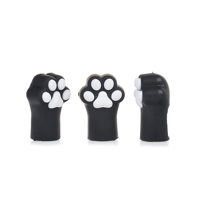Точилка для карандашей "Cat Paw" 28x21x42 мм, 1 отверстие, пластиковая с покрытием Soft Tou