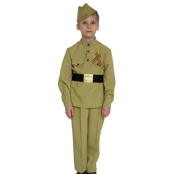 Костюм "Солдатик в брюках" текстиль дет. р-р S (рост 116-122)