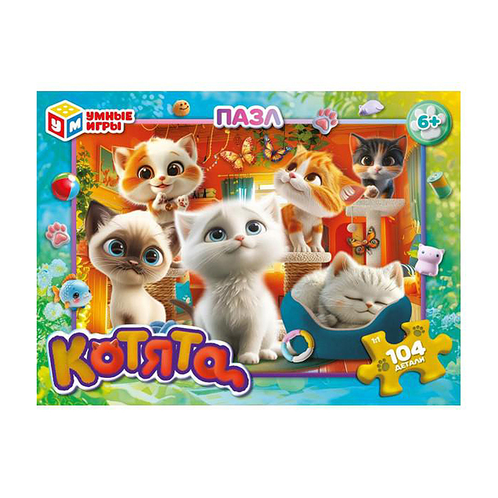 Пазлы 104 "Котята"