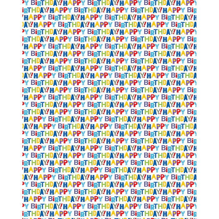 Упаковочная бумага глянц. 70*100см, "Congrats", 80 г/м2, ассорти, 4 дизайна 