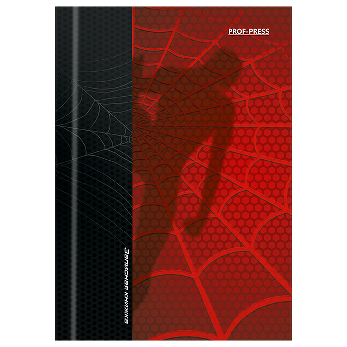 Записная книжка А6 48л. "Спайдер черный" Записная книжка А6 48л. "Спайдер черный"