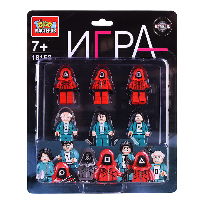 Конструктор фигурки "Игра в кальмара" 6 шт. 