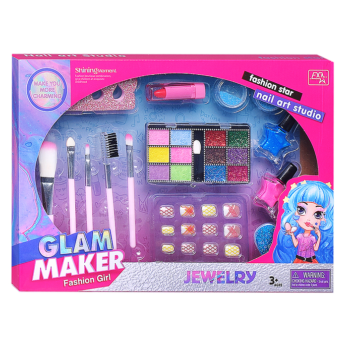 Набор детской косметики FX778-7 "Glam maker 14 pcs" в коробке