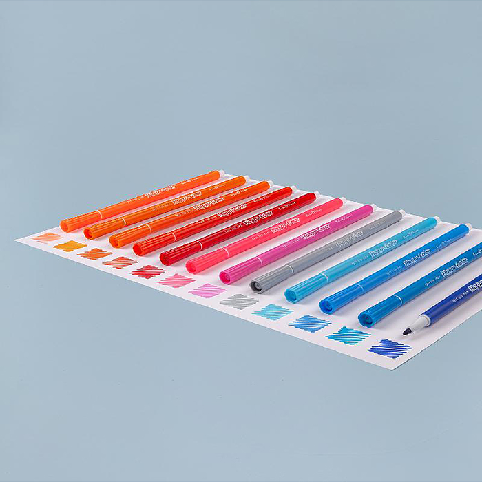 Фломастеры "Happycolor" 24 цв. 4 вида