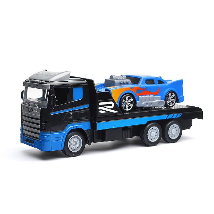 Автовоз 328-85 р/у, с гоночной машиной, в коробке