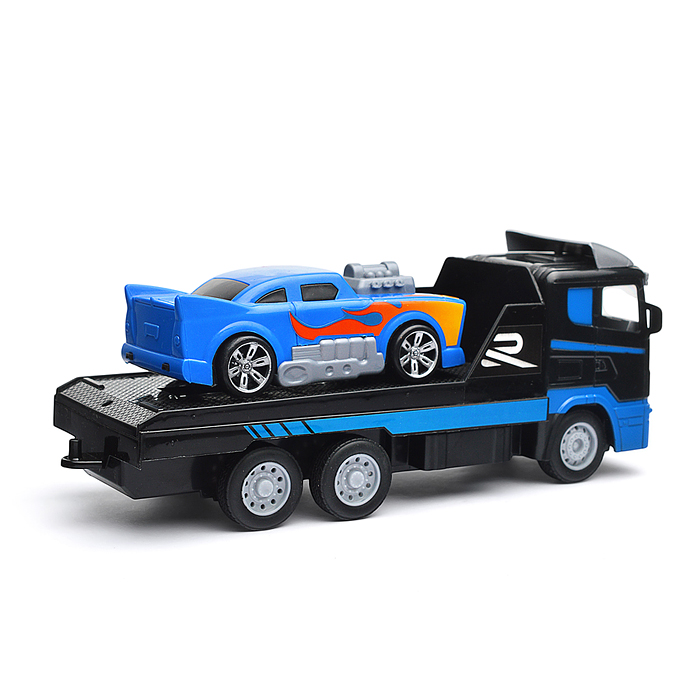 Автовоз 328-85 р/у, с гоночной машиной, в коробке