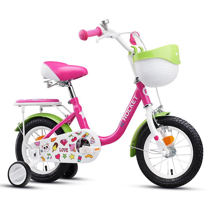 Велосипед 12" Rocket Bella, цвет розовый