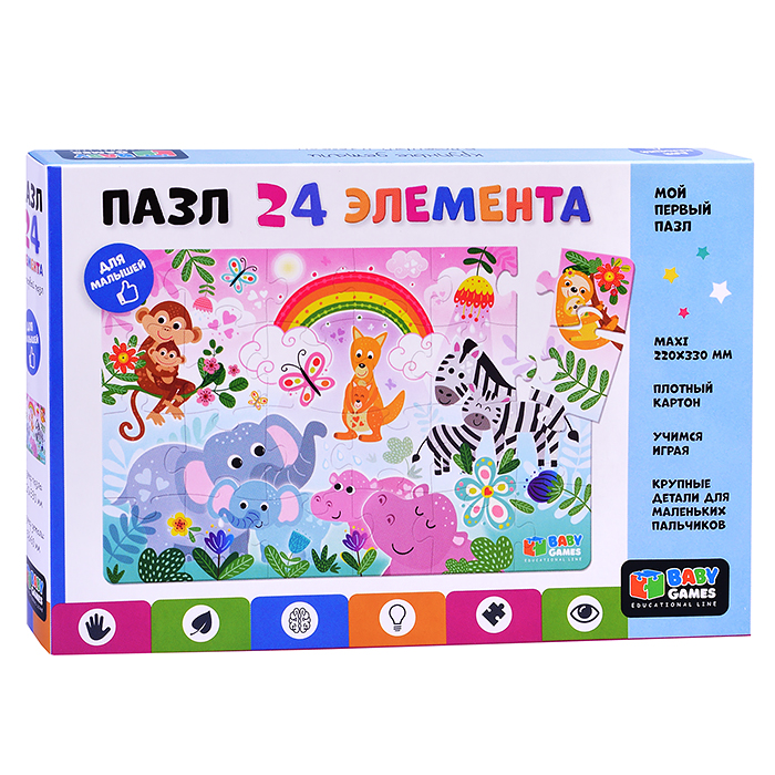 Пазл 24 Baby Games.Счастливое утро.