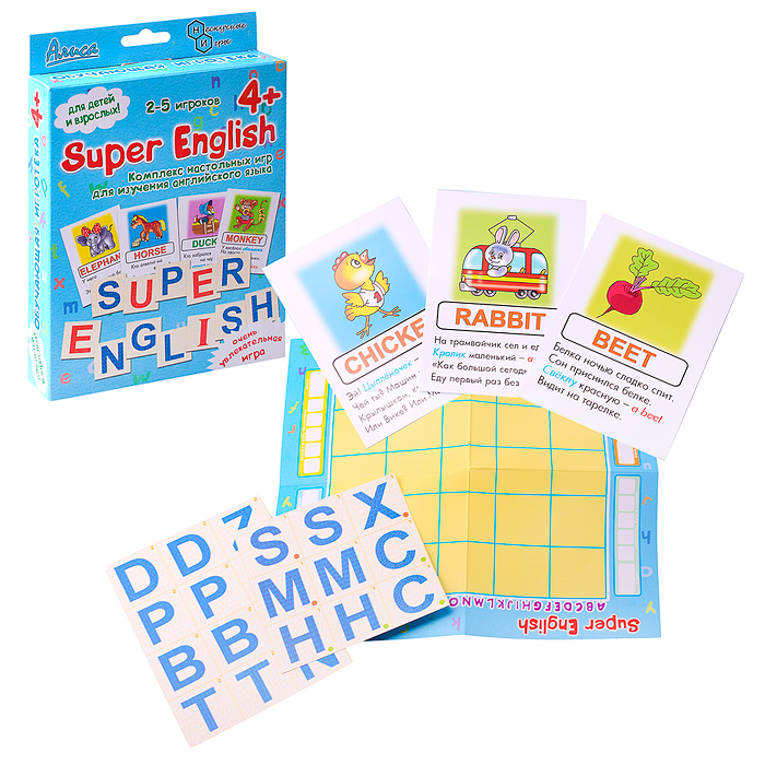 Настольная игра Алиса "Super English" 