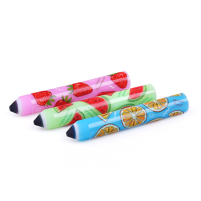 Ластик "HappyGraphix Fresh&Fruity", 3 цвета