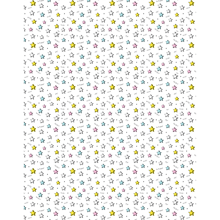 Упаковочная бумага "Birthday mood" глянц. 70*100см, 80 г/м2, ассорти, 5 дизайнов
